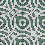 Дизайнерская плитка с узором Петли варинант исполнения - 1 | Loft Concept в Грозном