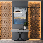 Гипсовая 3D панель с принтографией PM-50 варинант исполнения - 1 | Loft Concept в Грозном