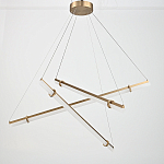 Светодиодная люстра Trumpet Tube Brass 107 варинант исполнения - 4 | Loft Concept в Грозном