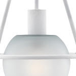 Бра белое с матовым стеклянным плафоном в форме шара White Lighthouse варинант исполнения - 1 | Loft Concept в Грозном