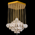 Люстра с фигурными подвесками из натурального камня Glowing Spheres варинант исполнения - 3 | Loft Concept в Грозном