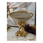 Чаша фарфоровая на двух бронзовых ангелах Eden Garden варинант исполнения - 3 | Loft Concept в Грозном