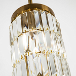 Многоярусная люстра с прямоугольными хрустальными подвесками Allard Crystal Chandelier 3 варинант исполнения - 2 | Loft Concept в Грозном