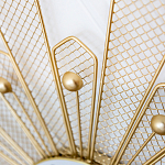 Часы настенные из металла в виде солнца с белым циферблатом Mirror Tower Clock варинант исполнения - 2 | Loft Concept в Грозном