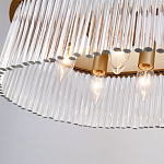 Люстра подвесная овальная со стеклянными трубками Длина 100 см Nembus варинант исполнения - 5 | Loft Concept в Грозном