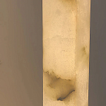 Торшер геометрический с тремя мраморными плафонами Marble Tripod варинант исполнения - 10 | Loft Concept в Грозном