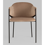 Стул Brace велюр капучино варинант исполнения - 4 | Loft Concept в Грозном