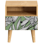 Прикроватная тумба с изображением на ящике Elise Nightstand варинант исполнения - 18 | Loft Concept в Грозном
