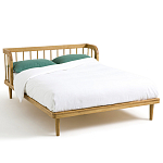 Кровать из массива дуба с пружинным блоком Mateta варинант исполнения - 1 | Loft Concept в Грозном