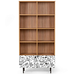 Широкий стеллаж с принтом Elise Rack варинант исполнения - 20 | Loft Concept в Грозном