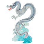 Декоративная статуэтка Дракон White Blue Water Dragon Statuette варинант исполнения - 1 | Loft Concept в Грозном