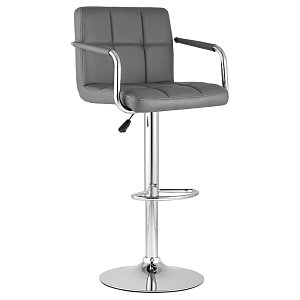 Барный стул с подлокотниками Honory Grey