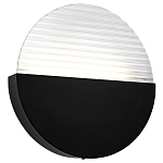 Бра в форме диска Leone Round Wall Lamp Black варинант исполнения - 1 | Loft Concept в Грозном