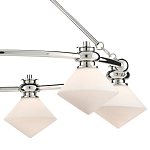 Люстра с ромбовидными плафонами Pointed Diamond Shade варинант исполнения - 1 | Loft Concept в Грозном