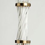 Подвесной светильник с цилиндрическим плафоном из прозрачных стеклянных трубок Nembus варинант исполнения - 7 | Loft Concept в Грозном