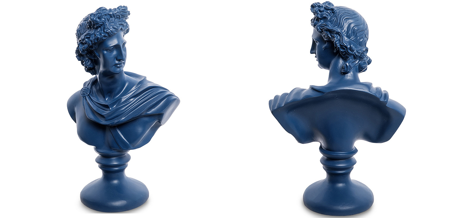 Статуэтка Bust David blue Статуэтка Bust David blue - Loft-Concept в Грозном