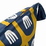 Чехол на подушку с двусторонним принтом и кисточками Ophelia Grove варинант исполнения - 3 | Loft Concept в Грозном