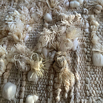 Круглый Вязанный Гобелен Абстракция Breath of Mist Wall Hanging варинант исполнения - 1 | Loft Concept в Грозном