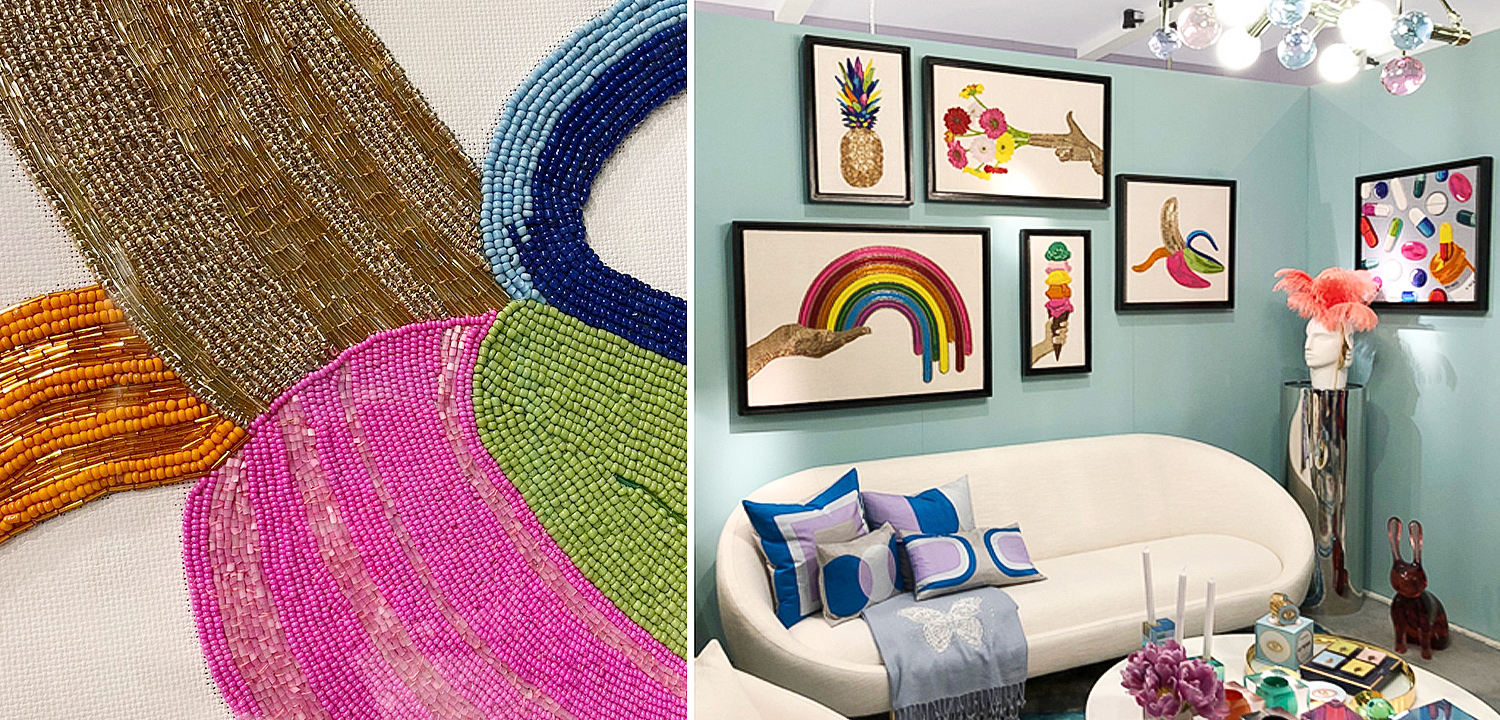 Панно Jonathan Adler BANANA BEADED WALL ART Панно Jonathan Adler BANANA BEADED WALL ART - Loft-Concept в Грозном