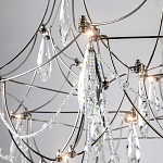 Люстра с каркасом из тонких металлических нитей и хрустальными подвесками Crystal Metal Threads Chandelier 60 варинант исполнения - 2 | Loft Concept в Грозном