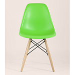 Пластиковый стул на ножках из массива бука Eames Light Green варинант исполнения - 4 | Loft Concept в Грозном
