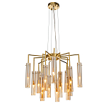 Люстра со стеклянными цилиндрическими плафонами Luminous Cylinders Amber варинант исполнения - 2 | Loft Concept в Грозном
