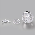 Настольная лампа с прозрачным шарообразным плафоном на цилиндрической подставке Crystal Globule варинант исполнения - 7 | Loft Concept в Грозном