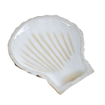 Фигурка из фарфора в виде ракушки морского гребешка Marine Tridacna варинант исполнения - 2 | Loft Concept в Грозном