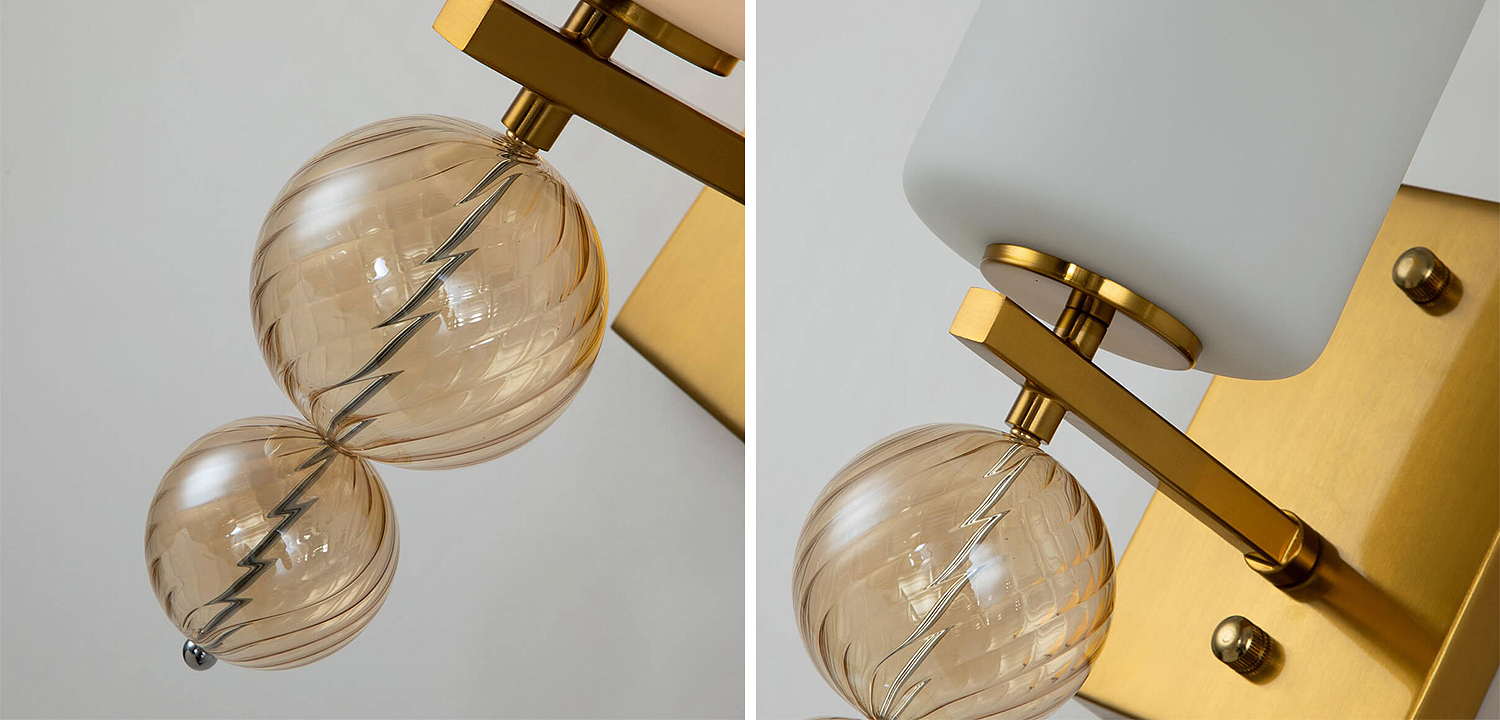 Бра Blown Glass Balloons Wall Lamp Бра Blown Glass Balloons Wall Lamp - Loft-Concept в Грозном