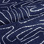 Мебельная ткань Букле синий цвет 140 см T3-8 варинант исполнения - 1 | Loft Concept в Грозном