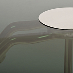 Столик журнальный на основании в виде фигурки девушки Maiden варинант исполнения - 2 | Loft Concept в Грозном