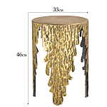 Столик дизайнерский Copper streaks варинант исполнения - 5 | Loft Concept в Грозном