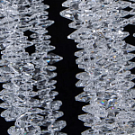 Люстра многоярусная с каркасом из металла и прозрачными подвесками FAIRYTREE Light варинант исполнения - 7 | Loft Concept в Грозном