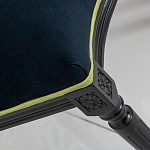 Стул чёрный из натурального бука с изображением птица в саду Blooming Red Birds варинант исполнения - 4 | Loft Concept в Грозном