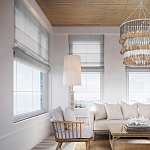 Люстра трехъярусная с декором из круглых деревянных бусин с кисточками Gray Brown Wooden Beads Chandelier варинант исполнения - 4 | Loft Concept в Грозном