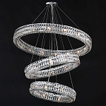 Хрустальная Люстра Элизабет из трех колец Хром  варинант исполнения - 1 | Loft Concept в Грозном