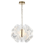 Люстра с крупными рельефным декором в виде лепестков 60 см Ethereal Bloom варинант исполнения - 3 | Loft Concept в Грозном