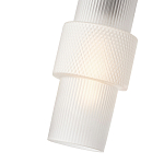 Подвесной светильник со стеклянным рифленым плафоном цилиндрической формы Eliara 13 варинант исполнения - 8 | Loft Concept в Грозном