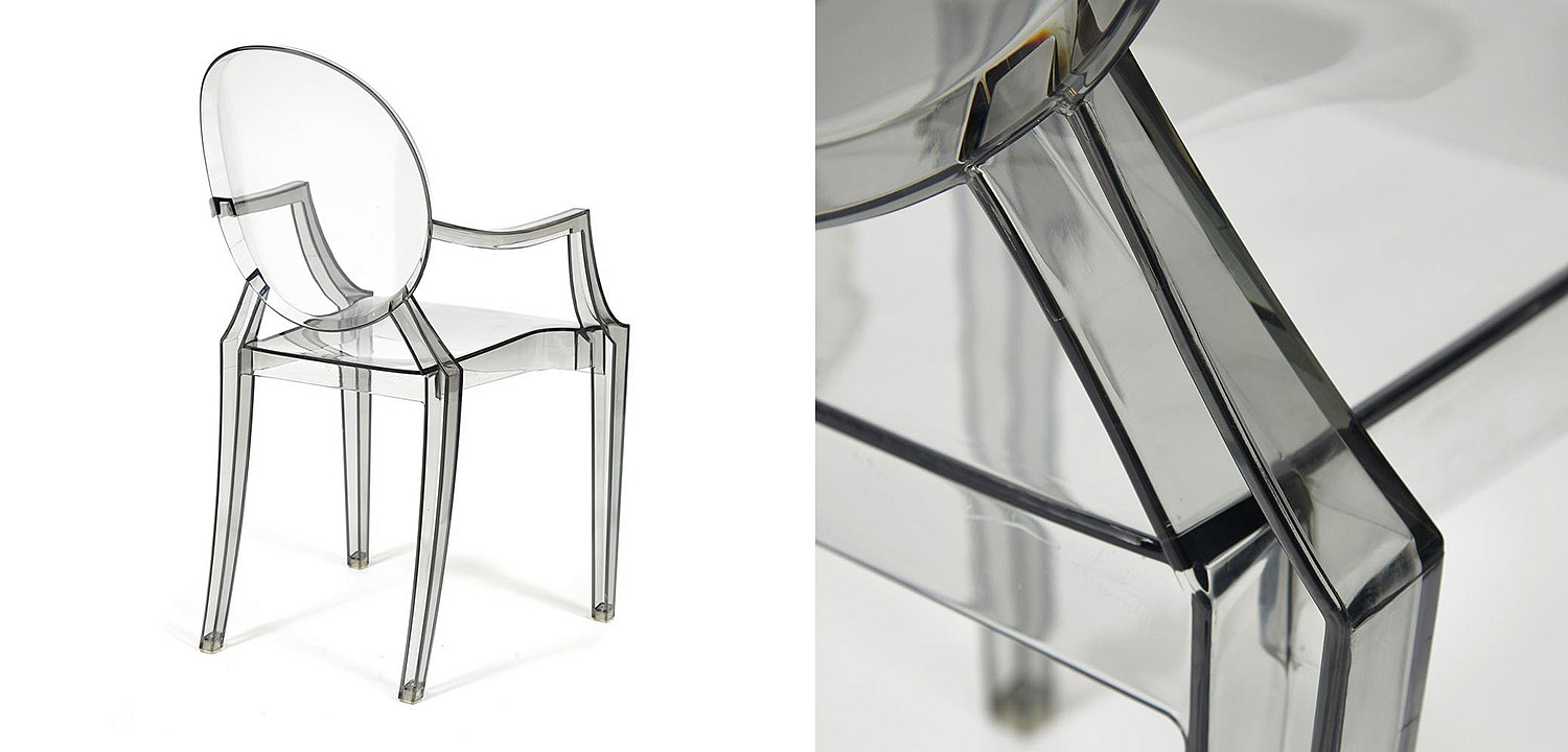 Стул Transparent Chair серый Стул Transparent Chair серый - Loft-Concept в Грозном