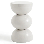 Приставной столик белого цвета Bead варинант исполнения - 1 | Loft Concept в Грозном