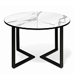 Стол обеденный раздвижной со столешницей белый мрамор Magali варинант исполнения - 2 | Loft Concept в Грозном