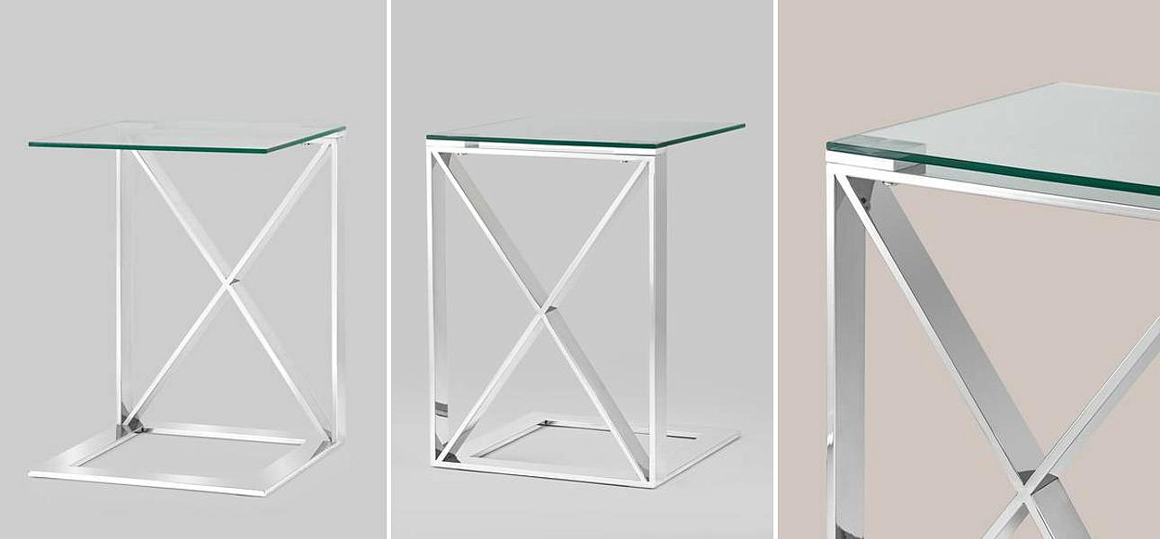 Стол приставной Lanzheron Collection Silver - Loft-Concept в Грозном