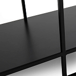 Ступенчатый стеллаж Menzie Steps Metal Rack Black варинант исполнения - 4 | Loft Concept в Грозном