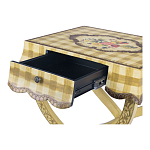 Приставной столик с ящиком в стиле ретро Vintage Rustic Tablecloth варинант исполнения - 3 | Loft Concept в Грозном