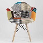 Стул с обивкой в стиле Patchwork варинант исполнения - 2 | Loft Concept в Грозном