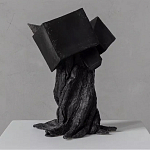 Скульптура «Окаменелый рост», Черный объект варинант исполнения - 1 | Loft Concept в Грозном