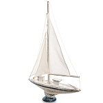 Деревянная статуэтка в виде парусника Sailboat Statuette варинант исполнения - 2 | Loft Concept в Грозном