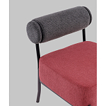 Кресло Ponpoun тёмно-серый бордо варинант исполнения - 2 | Loft Concept в Грозном