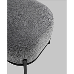 Пуф Стоун букле Fluffy темно-серый варинант исполнения - 3 | Loft Concept в Грозном