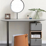 Консоль с зеркалом и  3-мя вращающимися ящиками Eloida варинант исполнения - 3 | Loft Concept в Грозном